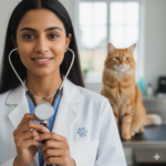 vétérinaire : stéthoscope