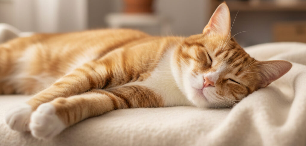 chat détendu réussite